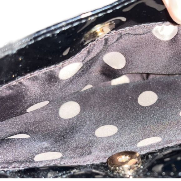 Anne Klein Ak Anne Klein Black Purse With Gold Chain - Women | Color: Black - Picture 5 of 12